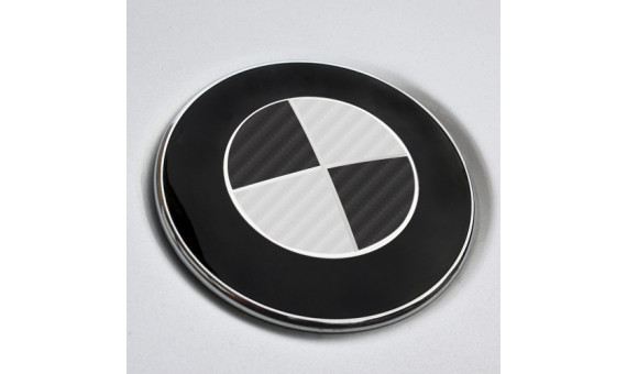 Carbon Emblem Ecken BMW
